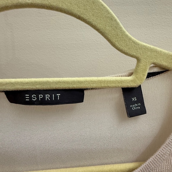 Beige top, Esprit, XS - Picture 2 of 3